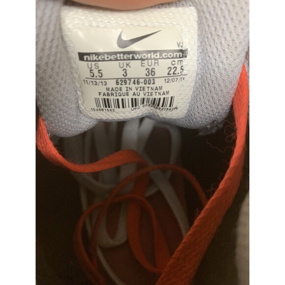 Nike Force Dunk Sky Hi High Hidden Wedge Heel Gray Grey Pink Black Womens Sz 6 - Picture 5 of 7